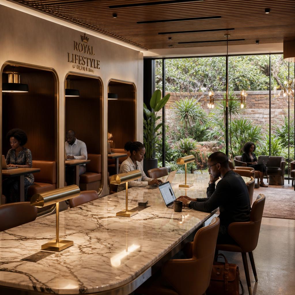 Co-working lounge