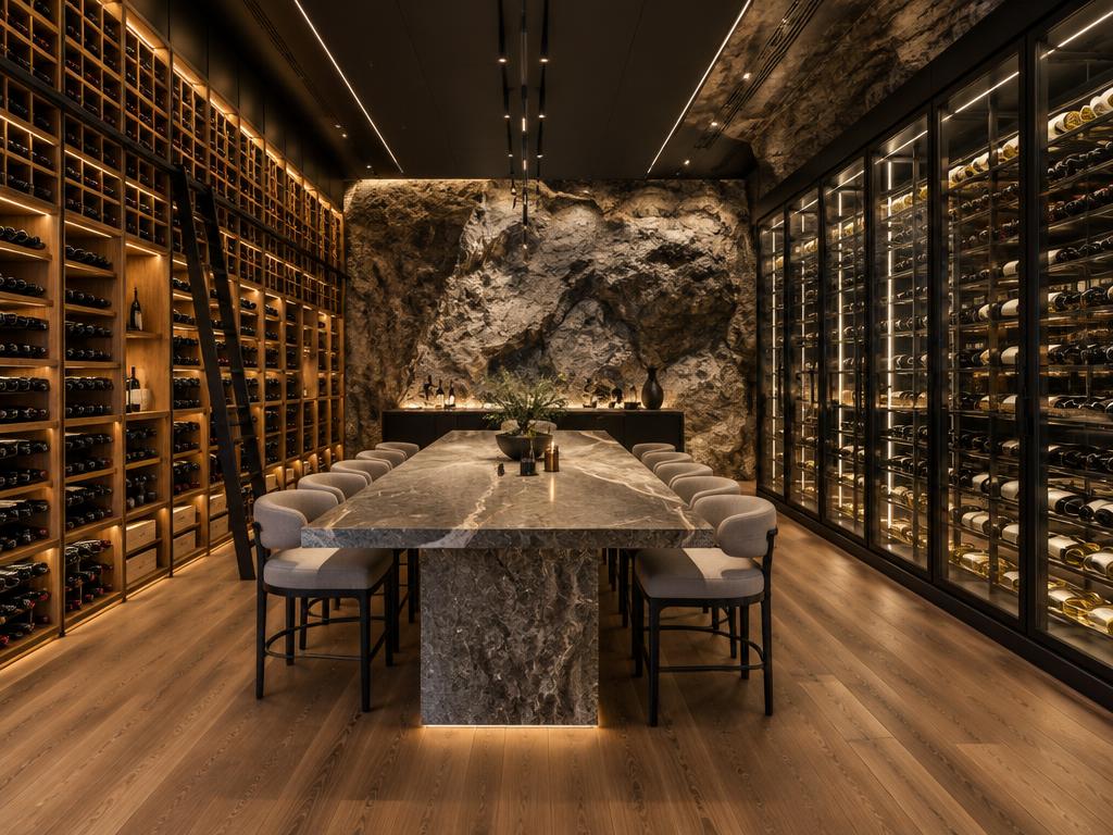 The wine cellar & tasting room