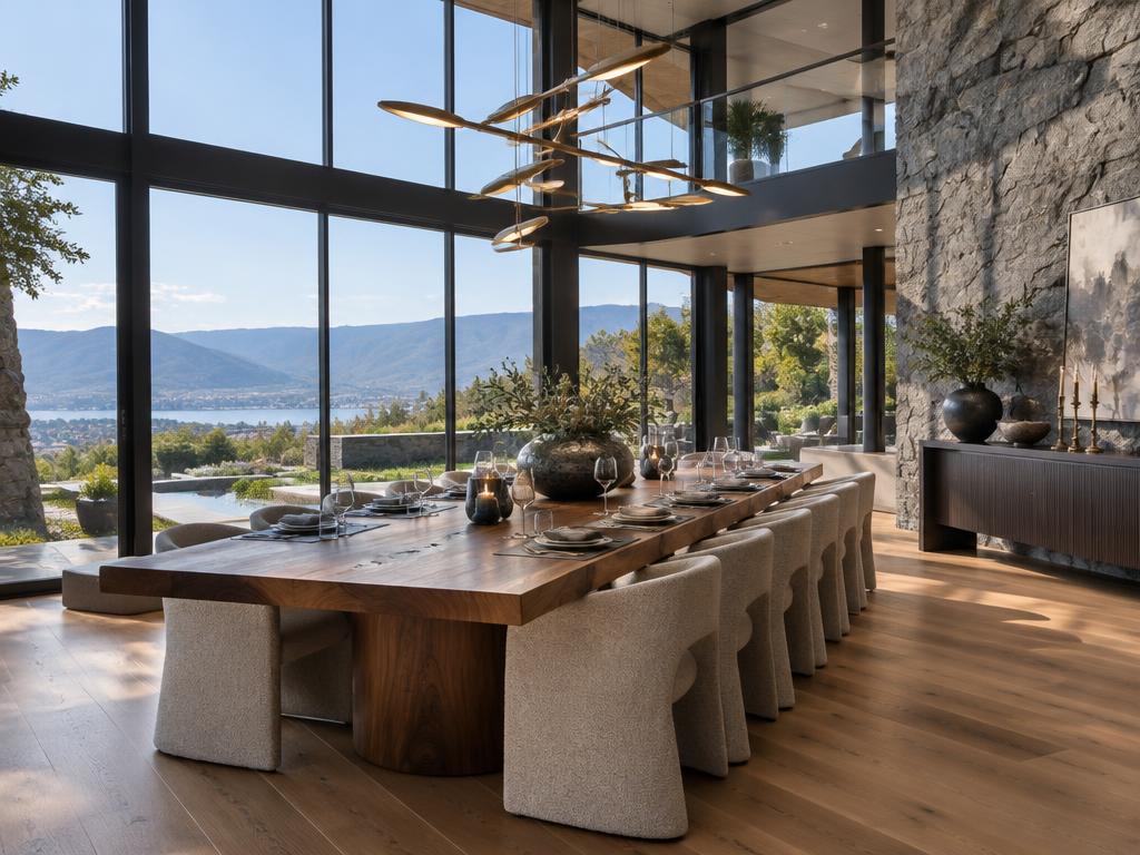 The formal dining room
