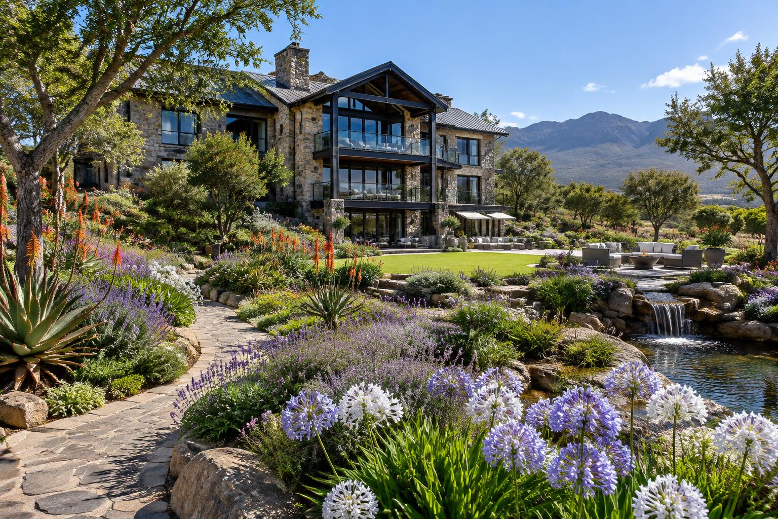 Gardens in bloom
