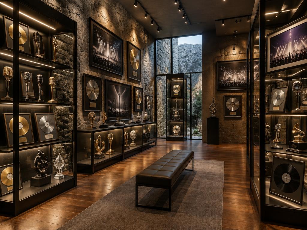 The memorabilia room