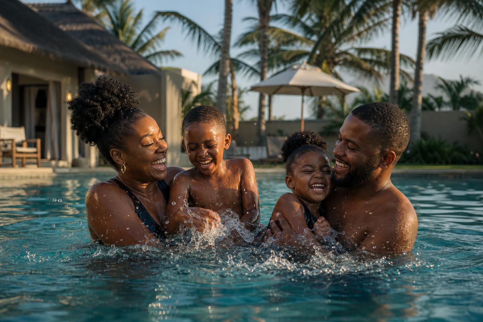 Family · Pool deck