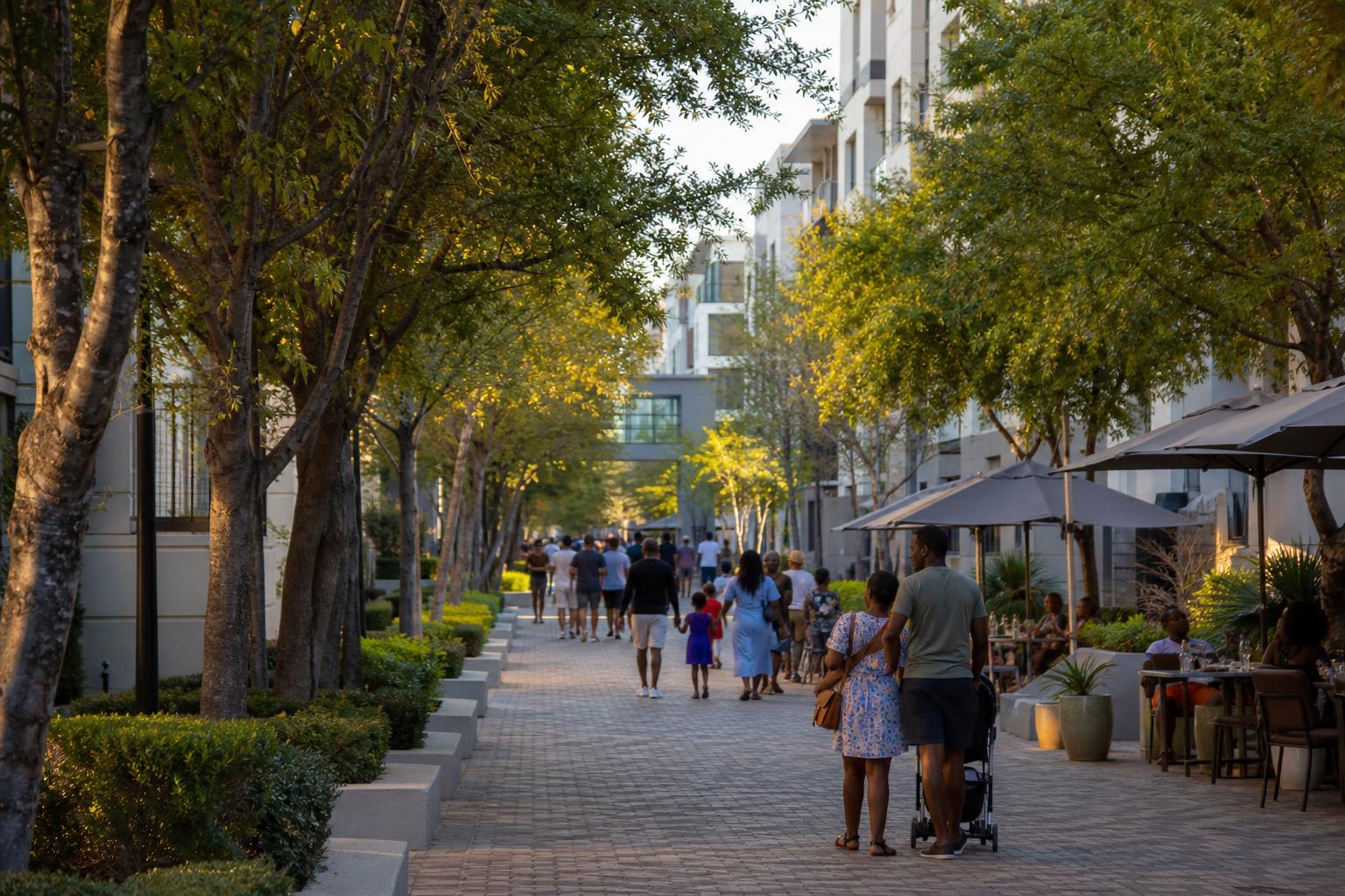 Tree-lined promenade