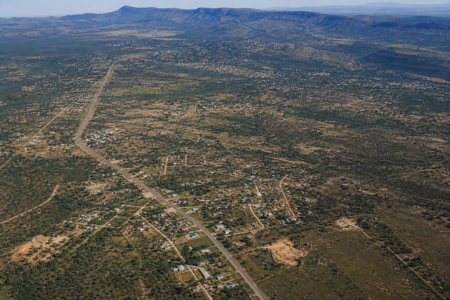 Location map — Moretele in relation to Pretoria, Soshanguve, Hammanskraal and the N1/N4 highways