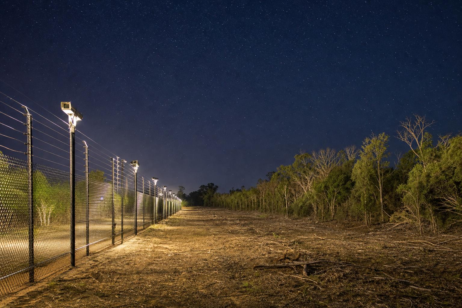 Perimeter at night